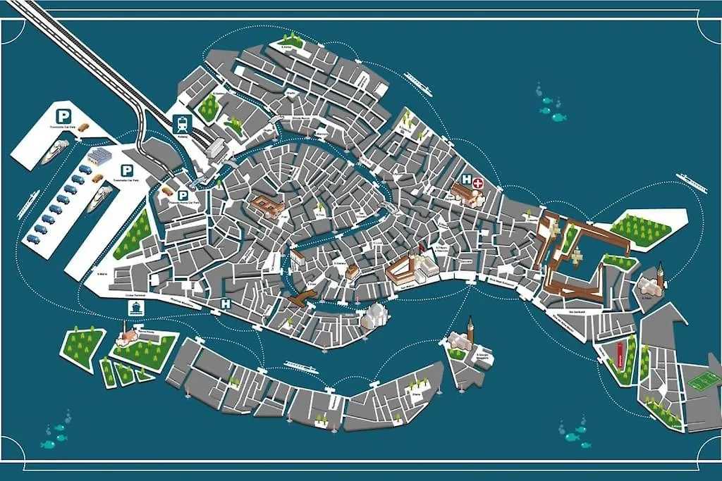 Magnolia Apartment, Easy For Family 베니스 아파트